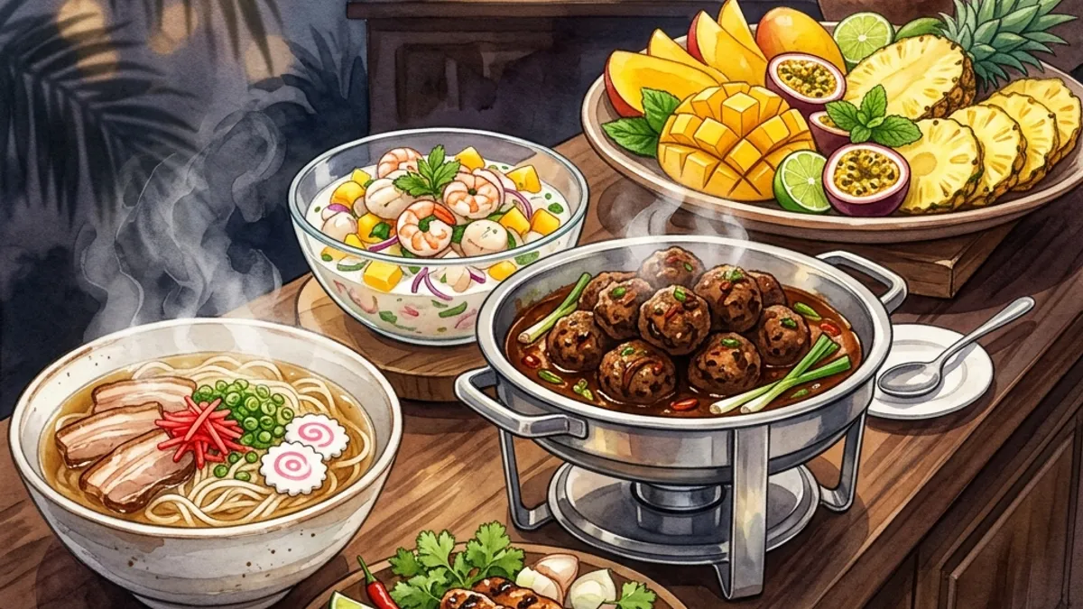 ヒルトン名古屋がトロピカルサマービュッフェを5/15〜9/13開催 ─ ハワイ・沖縄・東南アジア融合の夏フェアをハワイ派から眺める