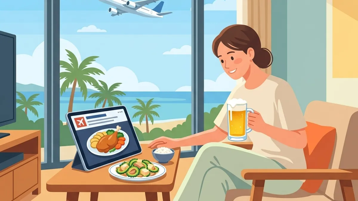 JTA沖縄〜台北線の機内食を一新、ブエノチキンが空を飛ぶ ― 沖縄主力派の私たちは地上で見送る話