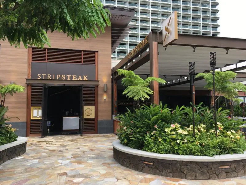 ストリップステーキ ワイキキの店構え