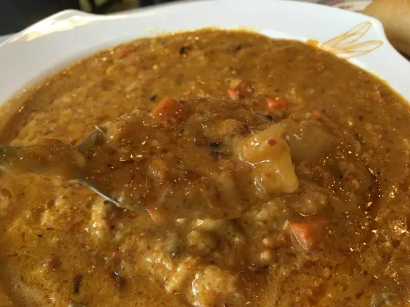殻なしで食べやすいカニカレー