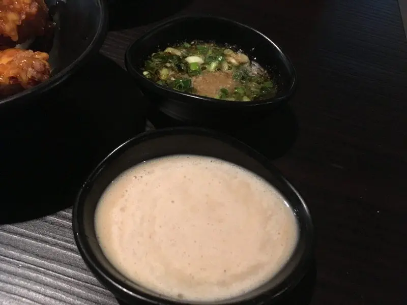 ごまにんにくダレとおろしポン酢